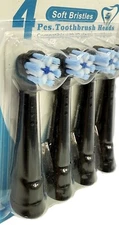 NEW 4 pack White Replacement Tooth Brush Heads Compatible with Oral-B iO series