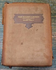Poor Richard's Almanack Benjamin Franklin Papers Roycrofters Leather E. Hubbard