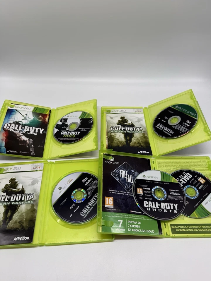 4x Call of Duty - Italienisch: MW1  MW3, Ghost | Xbox 360 - Bild 3 von 3
