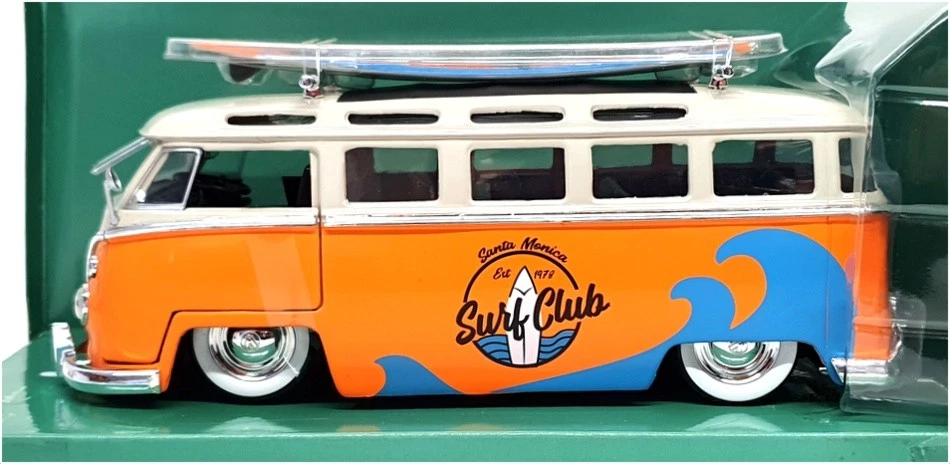 Jada 1/24 Scale 34231 - 1962 Volkswagen Bus Slug Bug Punch Buggy — 第 4/4 张图片