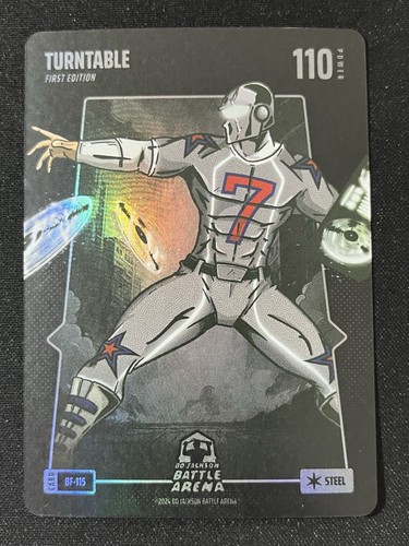 2024 Bo Jackson Battle Arena Trea Turner Turntable BATTLEFOIL Steel 1st Edition