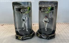 (2) Vintage 1998 Star Wars Stormtrooper & Princess Leia Figures (Hasbro/Kenner)