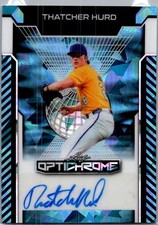 2025 Leaf Thatcher Hurd Optichrome Baseball Blue Auto /7