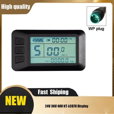 Electric Bicycle Display 24V 36V 48V KT-LCD7U Display Meter Control Panel AAU