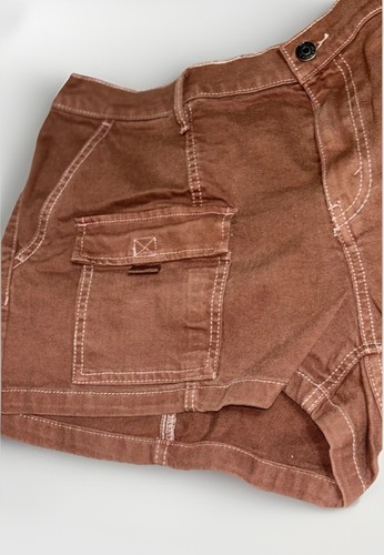 NWT Brown Wild Fable Shorts Mid Rise 4-pocket. Size XL Elastic Waist. NWT - Picture 4 of 9