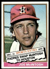 1976 Topps Joe McIntosh Houston Astros #497T