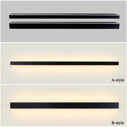 Long Wall Light Outdoor Waterproof Modern Long Strip LED Lighting Wall Lamp IP65 - Picture 4 of 27