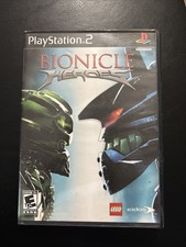 LEGO Bionicle Heroes PS2 PlayStation 2 w/ Case No Manual Untested
