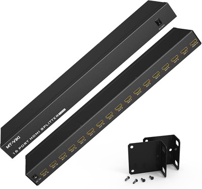Splitter 1x16 4K 30Hz für 16 Monitore HDMI Verteiler 1 zu 16 HDC