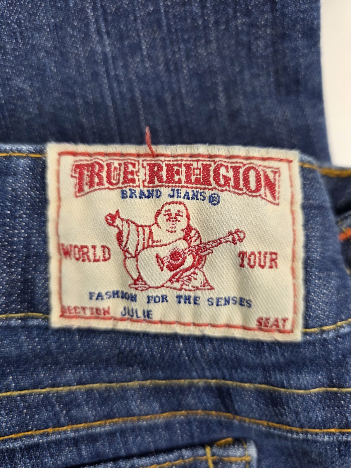 True Religion Womens Julie Denim Jeans Sz. 29×34 thumbnail 4