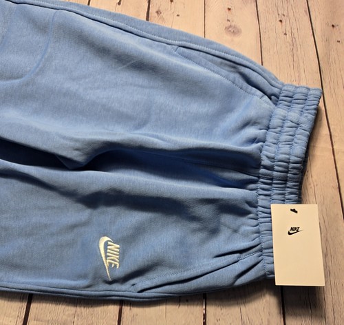 Nike Youth Boys Sweatpants Loose Fit Size XS Light Blue Elastic Ankle Drawstring - Picture 4 of 5