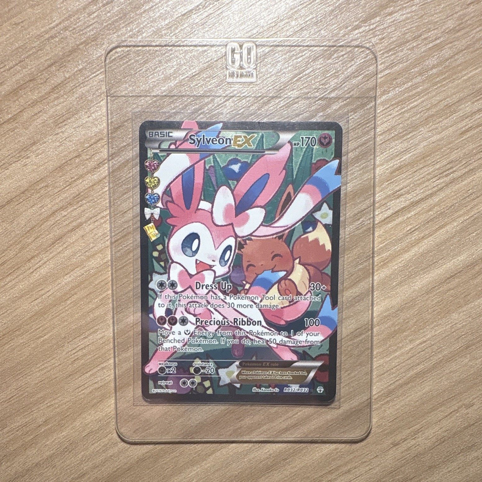 Pokémon TCG Sylveon EX RC32/RC32 Radiant Collection Full Art Holo 2016