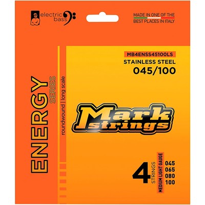 Markbass Energy Series Electric Bass SS Strings (45 - 100) Medium Light ...