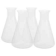  4 Pcs Labor Kolben Siedekolben Klare Flasche Chemie -Laborausrüstung