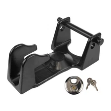 Gooseneck Trailer Hitch Lock with Key Gooseneck Lock Coupler Trailer Lock Black