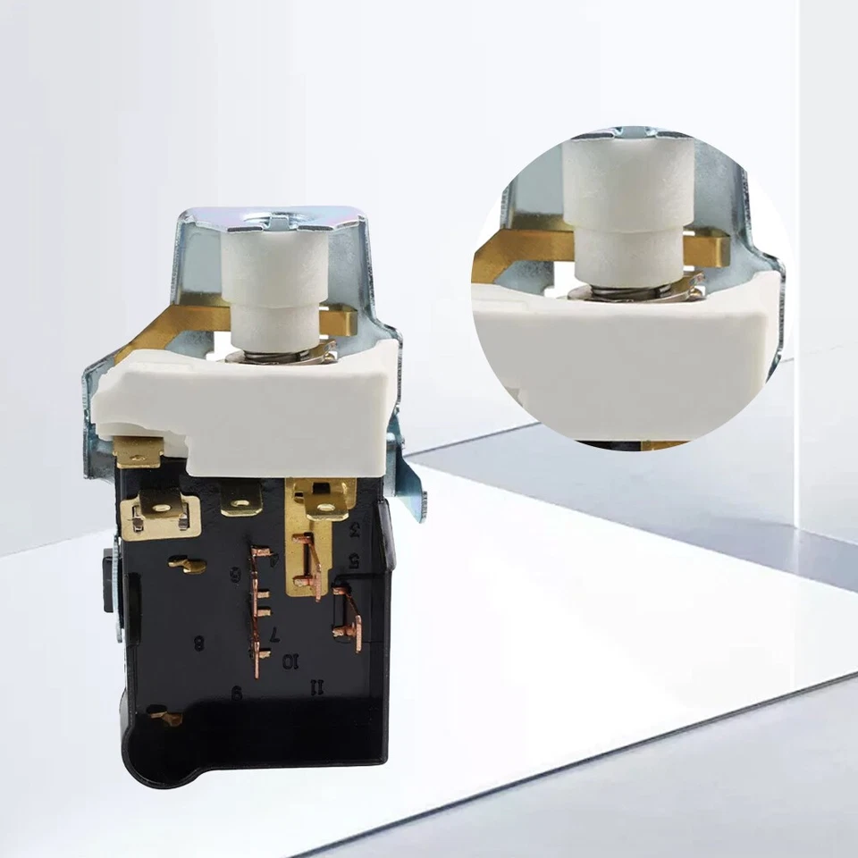 Universal For GM Headlight Switch with Billet Aluminum Knob Lever 12 Volt New - Imagem 3 de 4