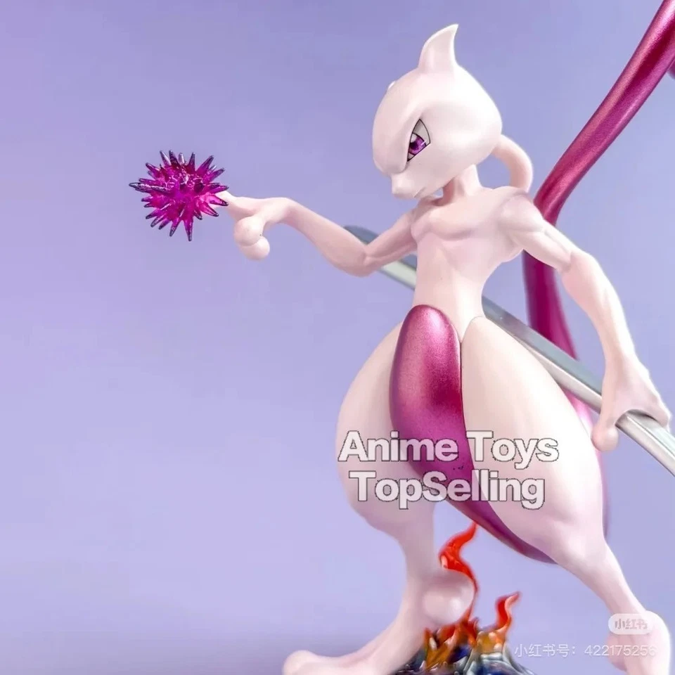 Figura de acción de PVC Pokémon Mewtwo de 12 cm modelo de anime juguete regalo para niños y coleccionistas Foto 4 de 4