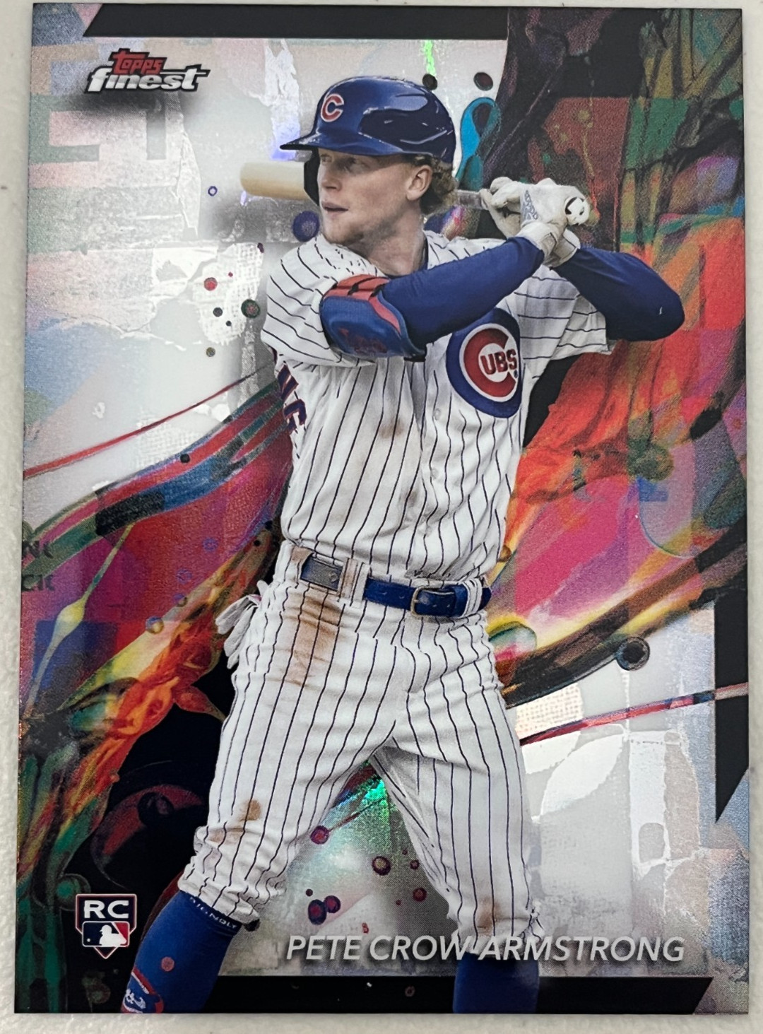 2024 Topps Finest Pete Crow-Armstrong RC Refractor Rookie #53 Cubs