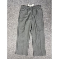 Alfred Dunner Classics Grey Proportioned Short Pull On Pants 12P NWT 09308 CX