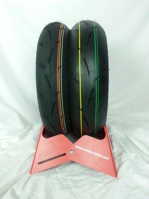Mitas Mini Road Race tire 100/90-12 120/80-12 MC35 Racing SUPER SOFT SET PAIR