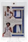JAMES WISEMAN TYRESE MAXEY 2020-21 NATIONAL TREASURES BRAND LOGO PATCH 1/1 Q7796
