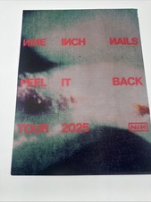 Nine Inch Nails Peel It Back Tear Away 2025 Tour Poster 18x24 NIN Dent