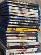 Blu Ray Lot (18) Knives Out  IT Fury Deadpool 2 Cry Macho Rocketman War Dogs
