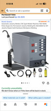 permanent jewelry welder hardly used