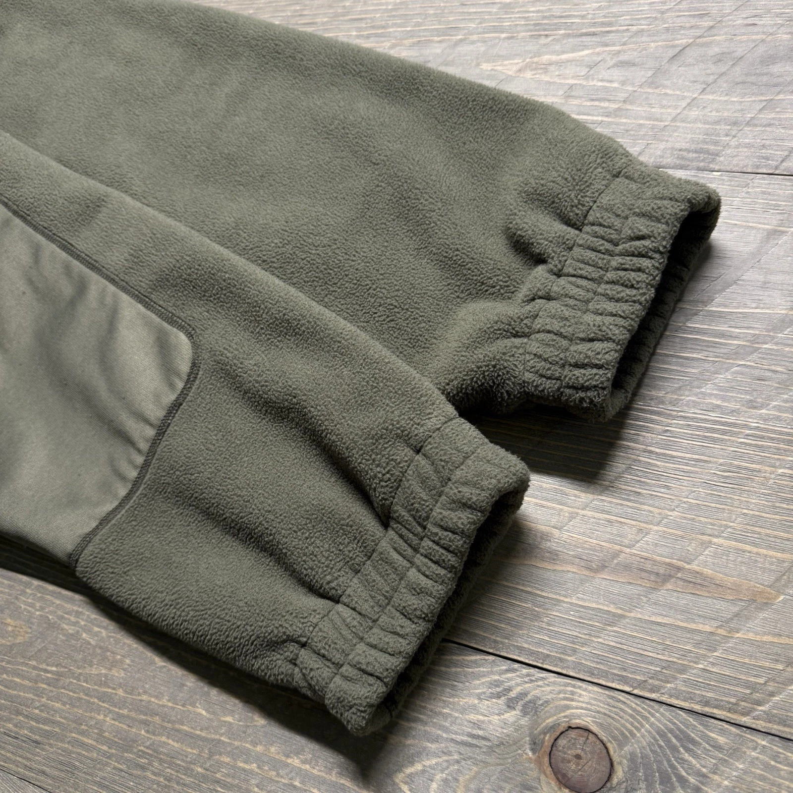 Vtg French Army Fleece Jacket Mens 120L (XXL) Cold Weather Olive Fecsa 2001 - product detail image 7