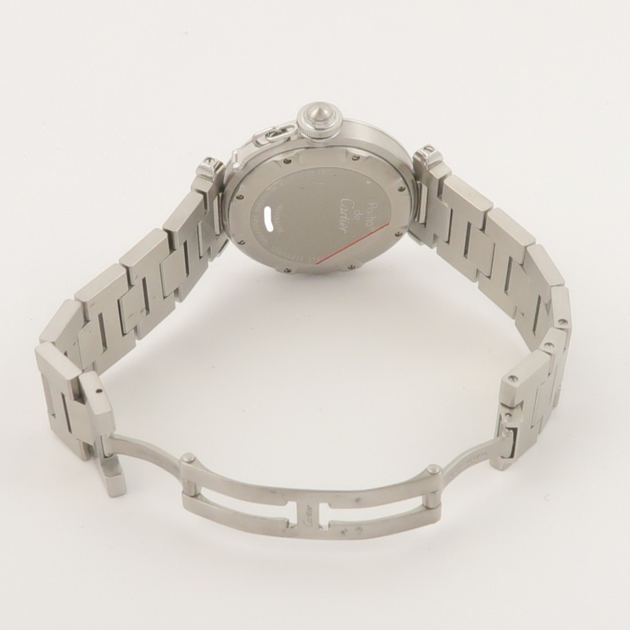 CARTIER Pasha C Automatic Watch W31074M7 Stainless Steel White image 6