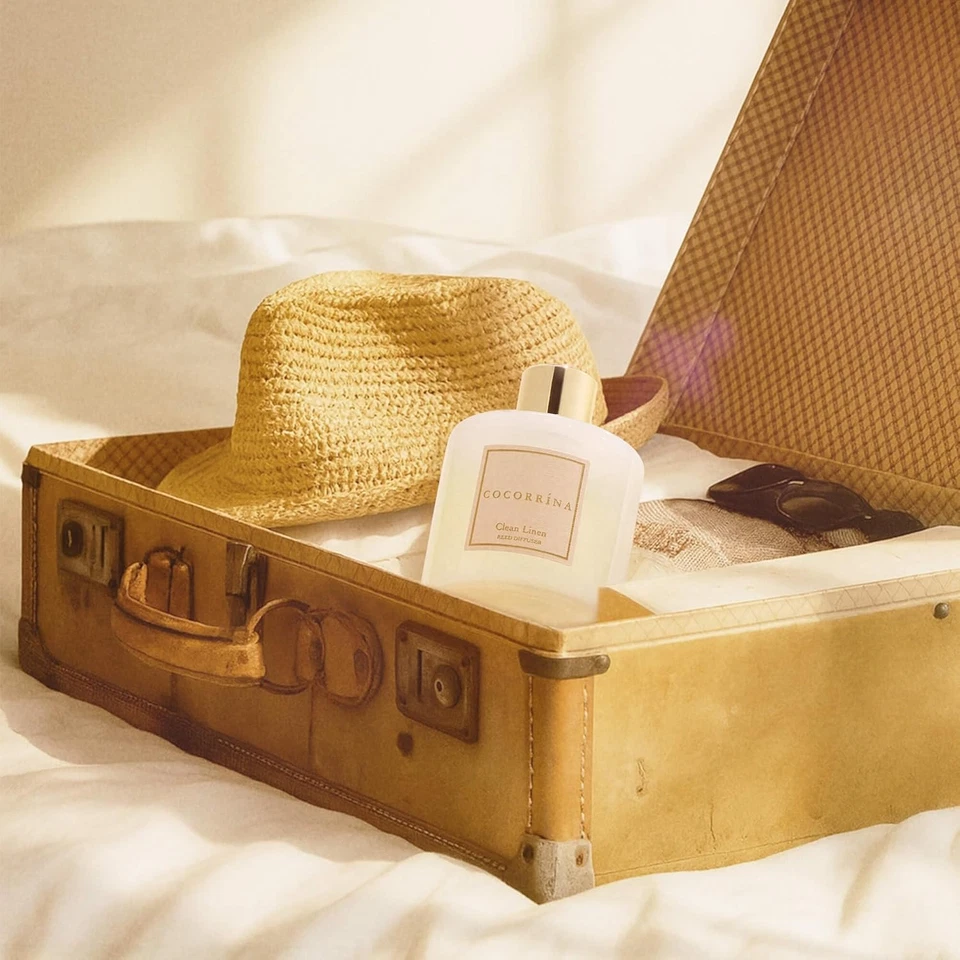 Cocorrína Reed Diffuser Set, 6.7 Oz Clean Linen Scented Diffuser with Sticks Hom - Image 4 of 4