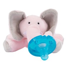 WubbaNub - Pink Elephant Infant Pacifier