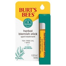 Burt  s Bees Blemish Stick Tea Tree Oil BHA Acne Spot Treatment New Discontinued