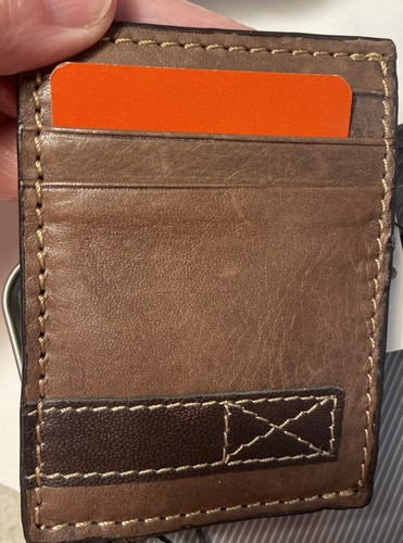 Geldbörse Herren braun Leder Relikt Fronttasche NEU im Etui - Bild 4 von 4
