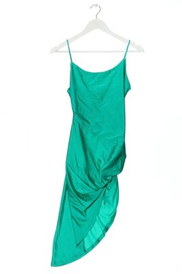SUPERDOWN Vokuhila-Kleid Damen Kleid Gr. DE 36 türkis Elegant