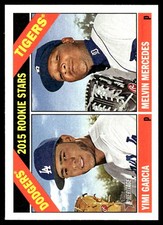 Melvin Mercedes / Yimi Garcia 2015 Topps Heritage #288 MLB READ FREE SHIPPING