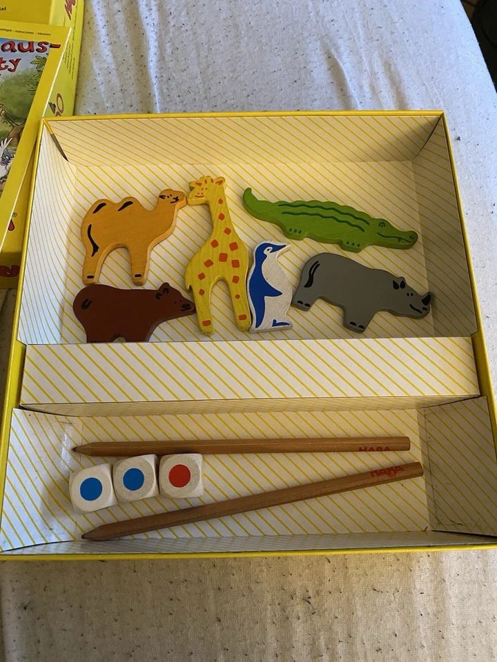 Haba,spiel, Yatzi, Zoo, Gebraucht, Guter Zustand, Retro, Vintage, Kinder, Holz - Bild 2 von 4