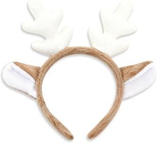 Deer Antlers Headband Animal Deer Ears Headbands for Women Reindeer Antlers