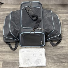 Pet Carrier Travel Bag Portable Soft Sided Comfort Case Airline Approved Dog Cat