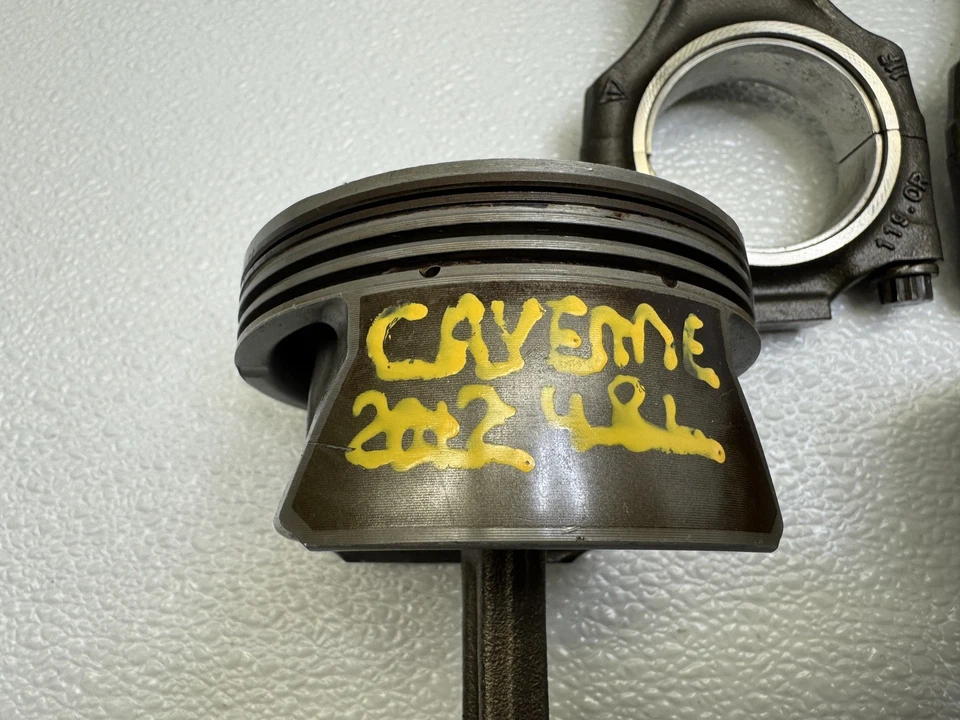 2010 - 2016 PORSCHE CAYENNE 4.8L PISTON W/ CONNECTING ROD SET OF 8 OEM Foto 4 de 4