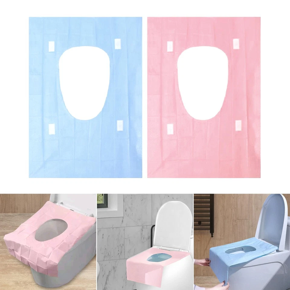 20x Toilet Seat Covers Disposable Travel Essential Accessories for Airplane