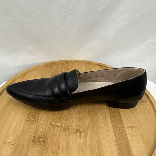 Paul Green Uptown Nori Flat Black Soft Leather Loafer Shoes Women Size US 8 - Picture 13 of 15