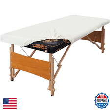 KIDOACOW Leather Massage Table Cover Protector Wipeable Fitted Sheet 28-32" Wide