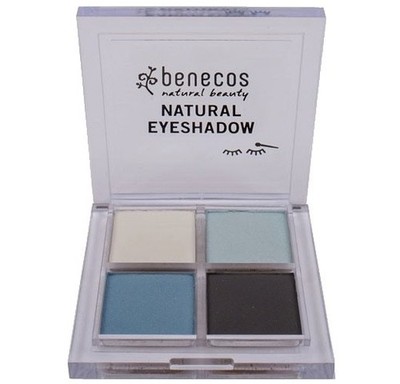 Benecos Natural Quattro Eyeshadow Organic Tapioca Starch - True Blue .169oz
