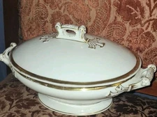 1868-1881 CFH Charles Field Haviland Limoges Vegetable Bowl, Lid, France,Antique