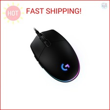 Logitech G203 Wired Gaming Mouse, 8,000 DPI, Rainbow Optical Effect LIGHTSYNC RG