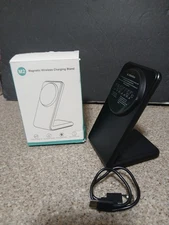 M2 Magnetic Wireless Charging Stand for Apple Magnetic Series Phone - Black