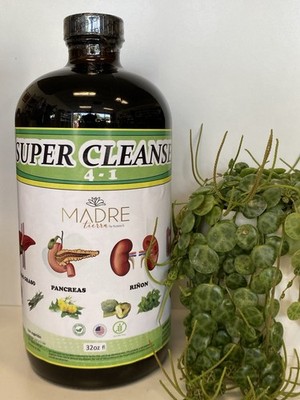 Super Cleanse, Desintoxica Higado, Riñon, Pancreas Y Colon