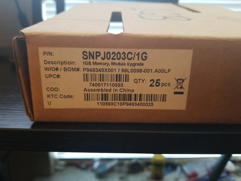 SNPJ0203C/1G 1GB PC3200 Memory Dell Dimension 1100 2400 3000 4600 8300 B110 NEW - Image 3 of 4