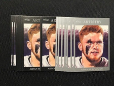 Lot (20) AIDAN HUTCHINSON Michigan 2022 SAGE Artistry Football base +silver card